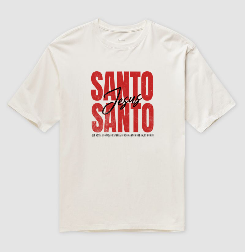 Camiseta oversized Santo Santo - Jesus