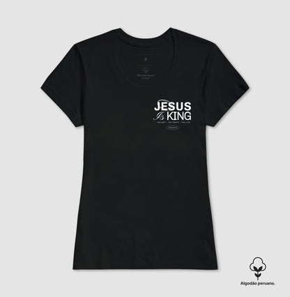 Camiseta algodão peruano Jesus is King
