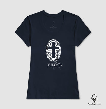 Camiseta algodão peruano Deus em Mim