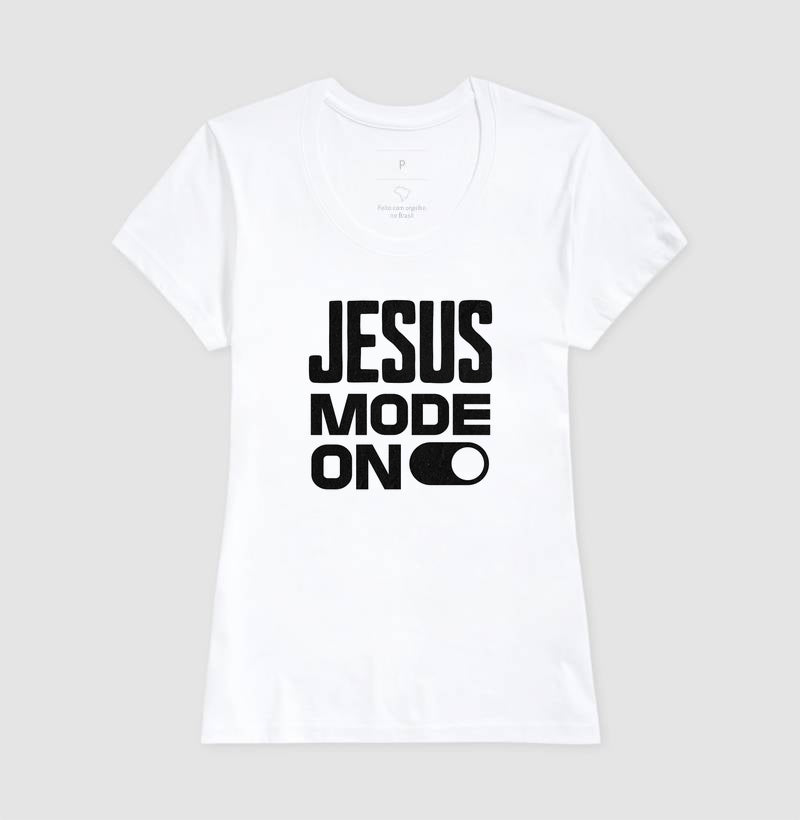 Camiseta Jesus Mode On