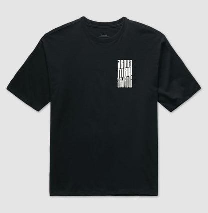 Camiseta oversized Jesus Meu Salvador