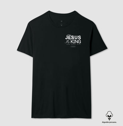 Camiseta algodão peruano Jesus is King