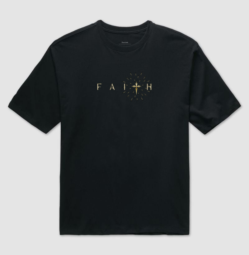 Camiseta oversized Faith