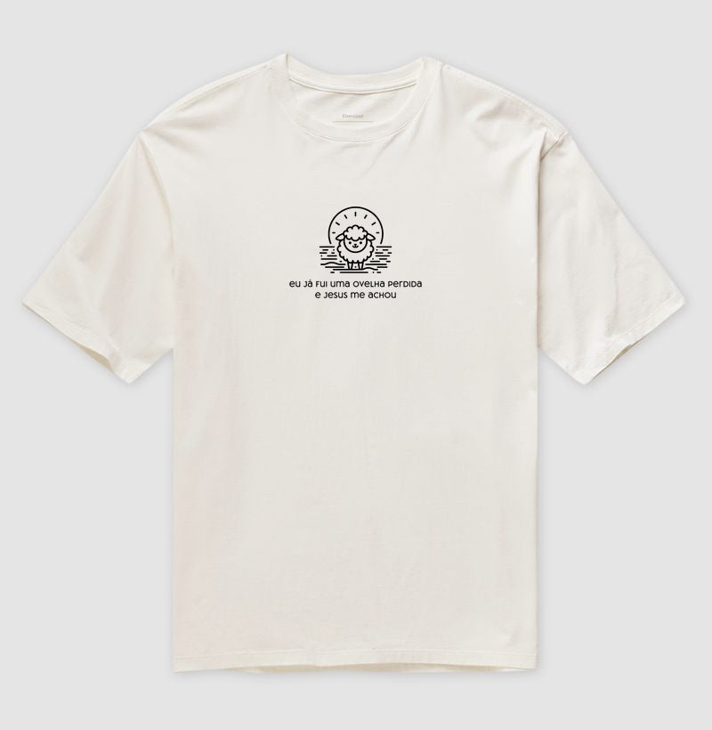 Camiseta oversized Ovelha de Jesus