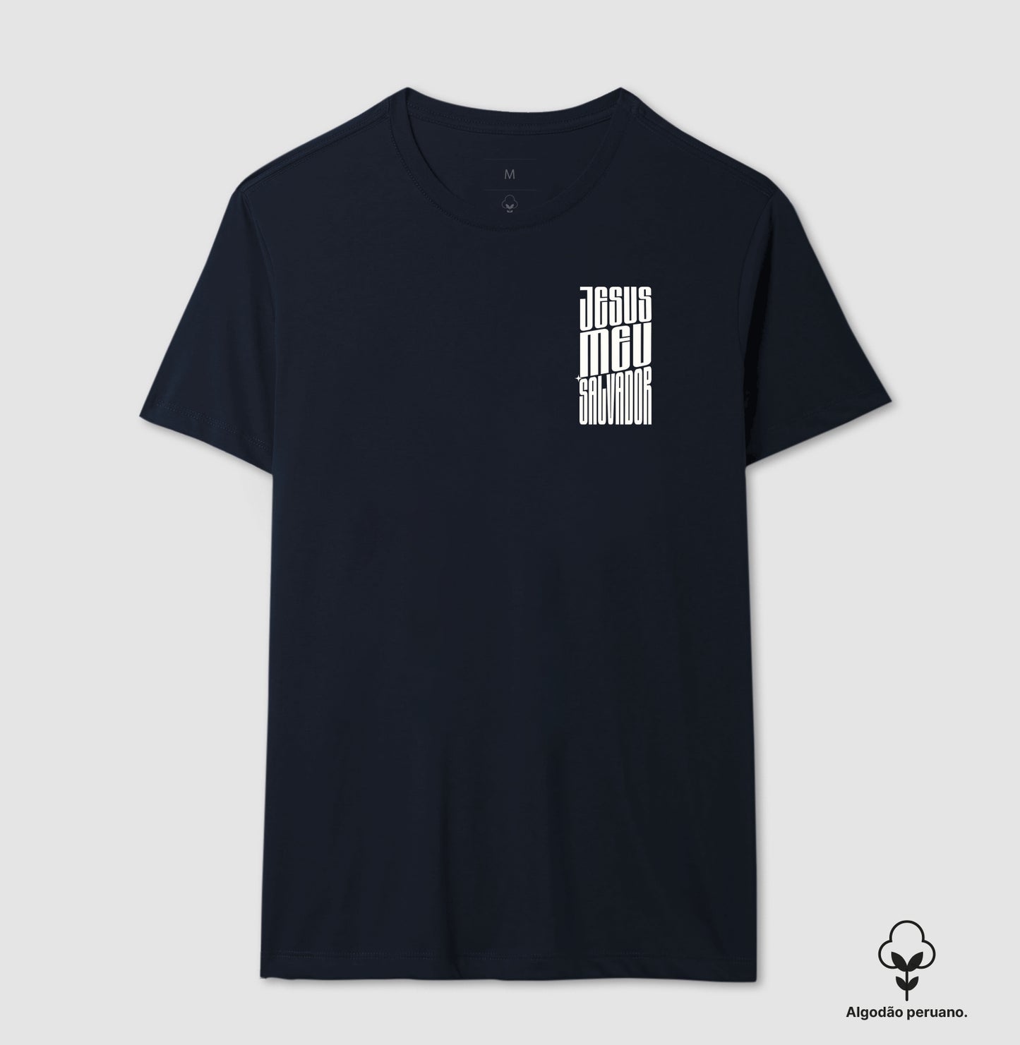 Camiseta algodão peruano Jesus Meu Salvador