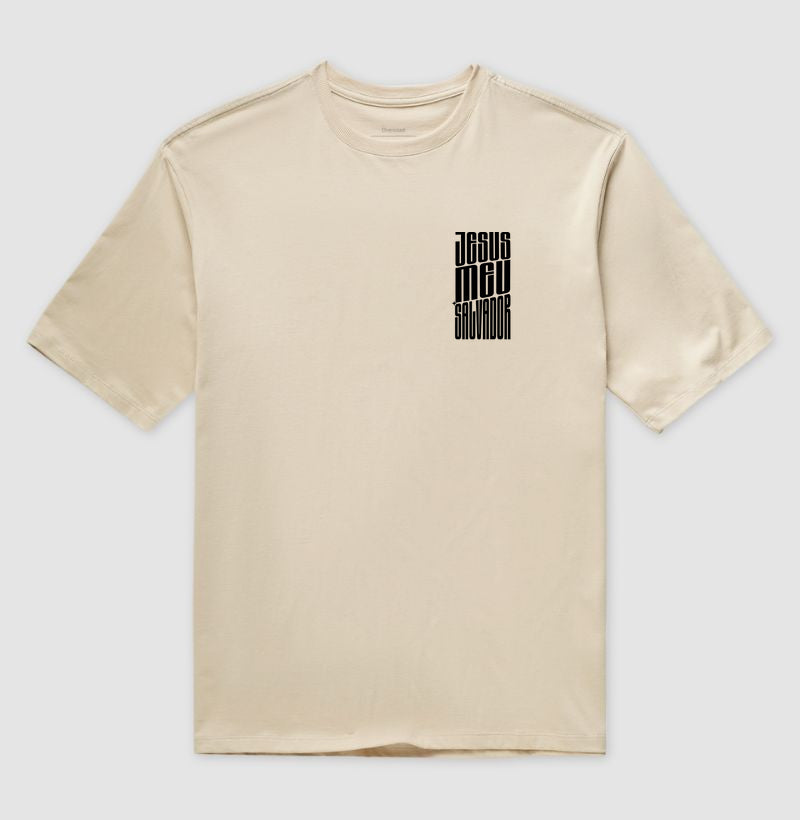 Camiseta oversized Jesus Meu Salvador