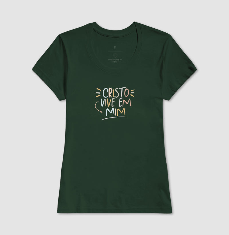 Camiseta Cristo Vive em Mim