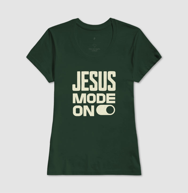 Camiseta Jesus Mode On