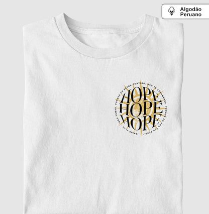 Camiseta algodão peruano Hope