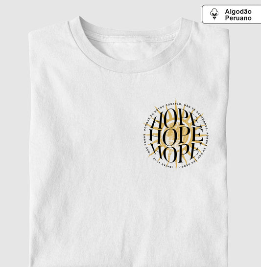 Camiseta algodão peruano Hope