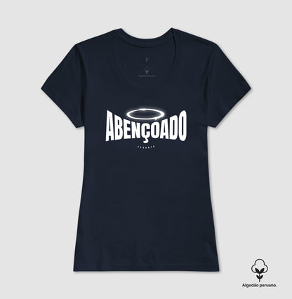 Camiseta algodão peruano Abençoado