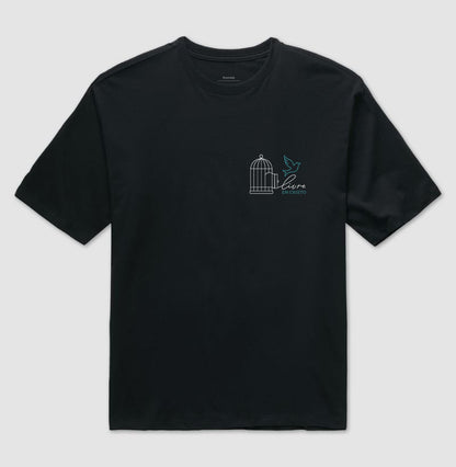 Camiseta oversized Livre em Cristo