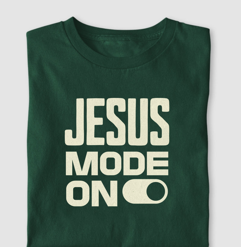 Camiseta Jesus Mode On