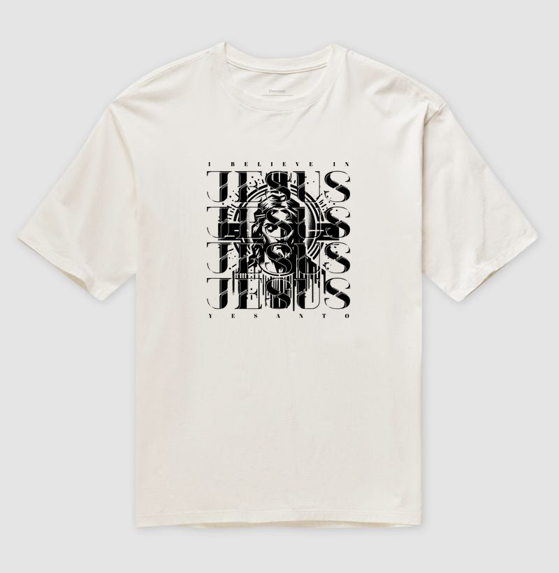 Camiseta oversized I Believe