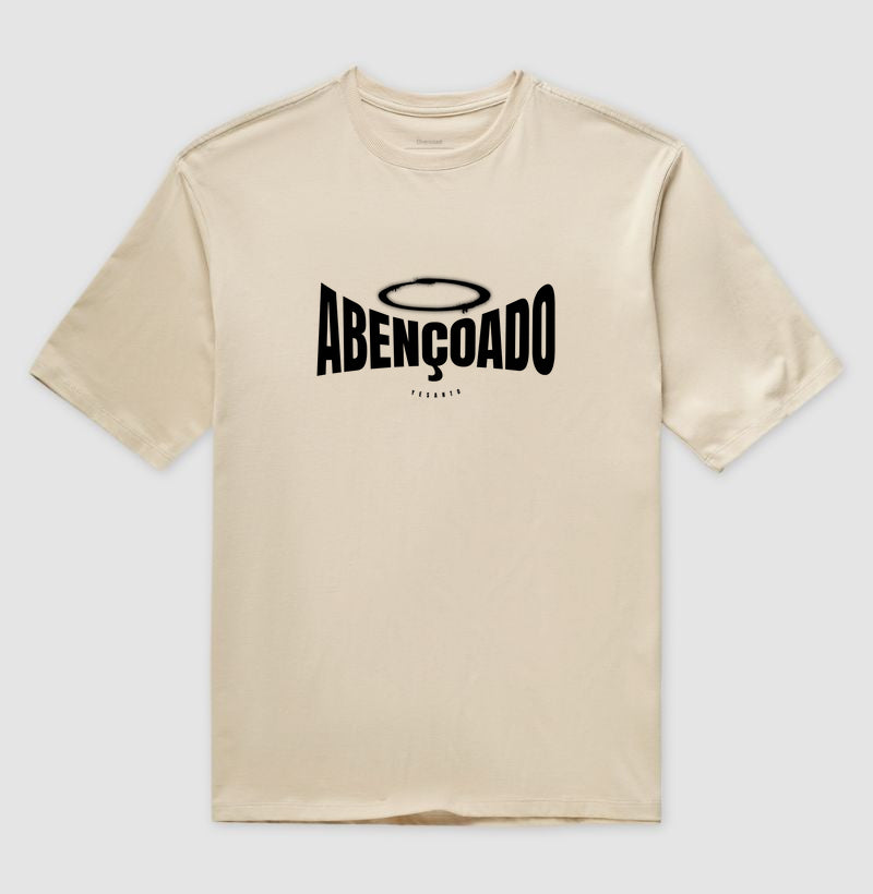 Camiseta Oversized Abençoado