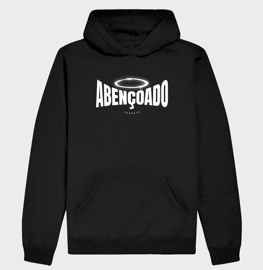 Moletom com capuz Abençoado