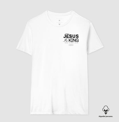 Camiseta algodão peruano Jesus is King