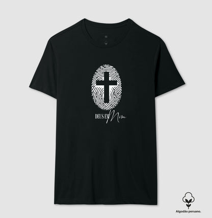 Camiseta algodão peruano Deus em Mim