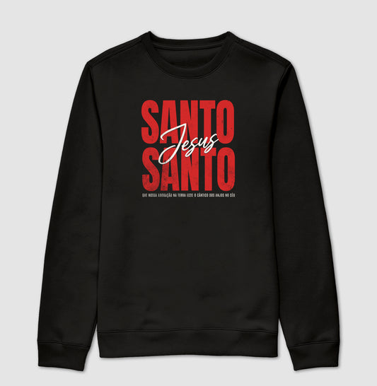 Moletom clássico Santo Santo - Jesus