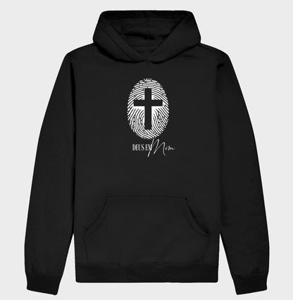 Moletom com capuz Deus em Mim