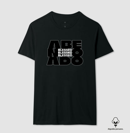 Camiseta algodão peruano Blessed