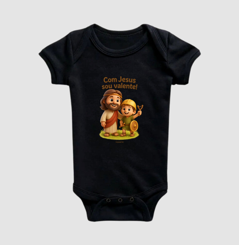 Body infantil Sou valente