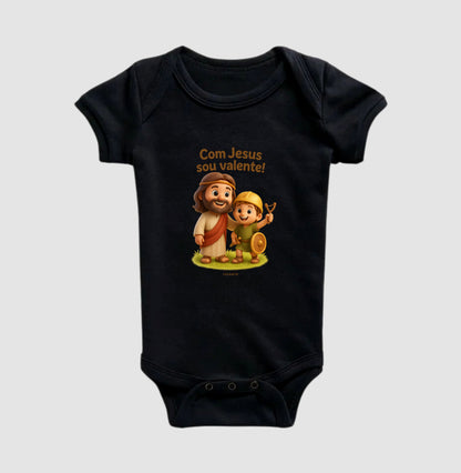 Body infantil Sou valente
