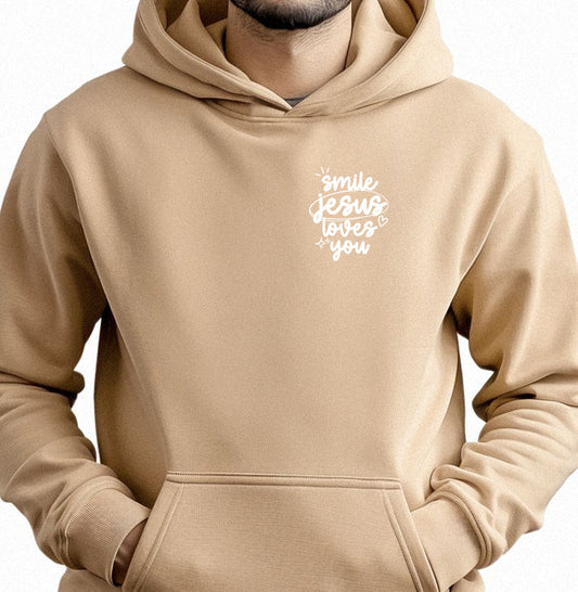 Moletom com capuz Jesus Loves You