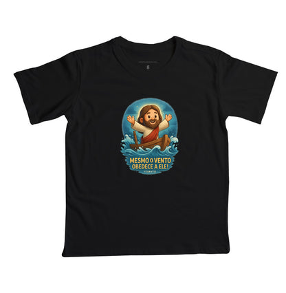 Camiseta infantil O Vento Obedece