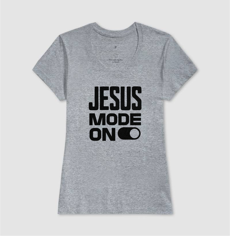 Camiseta Jesus Mode On