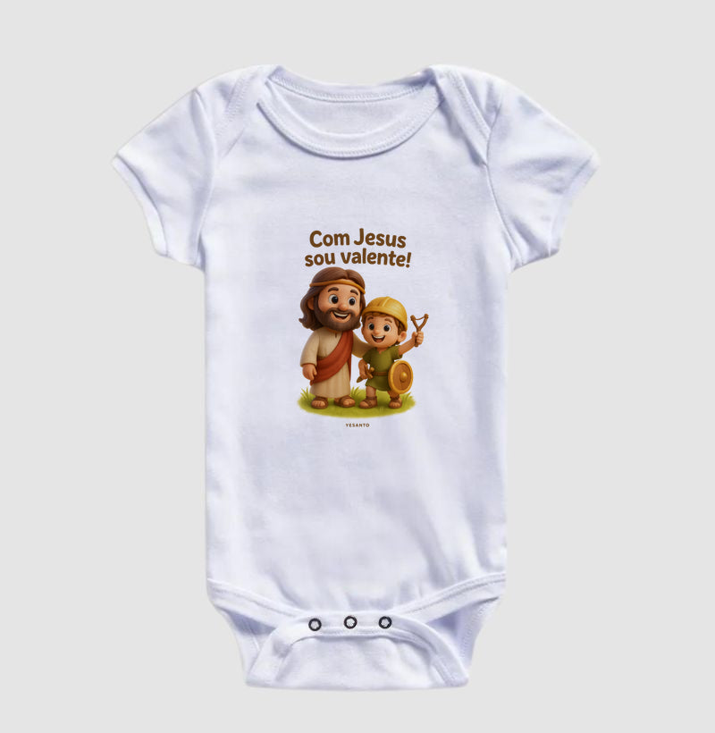 Body infantil Sou valente