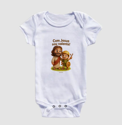 Body infantil Sou valente
