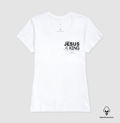 Camiseta algodão peruano Jesus is King