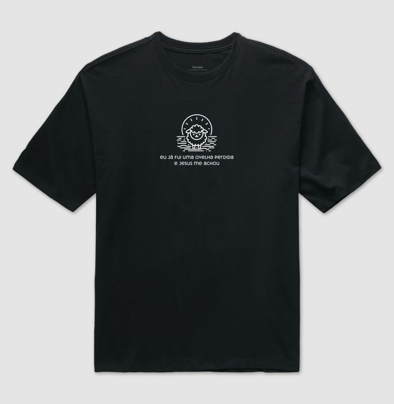 Camiseta oversized Ovelha de Jesus